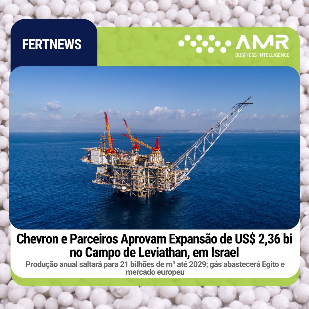 Capa da postagem Chevron e Parceiros Aprovam Expansão de US$ 2,36 bi no Campo de Leviathan, em Israel