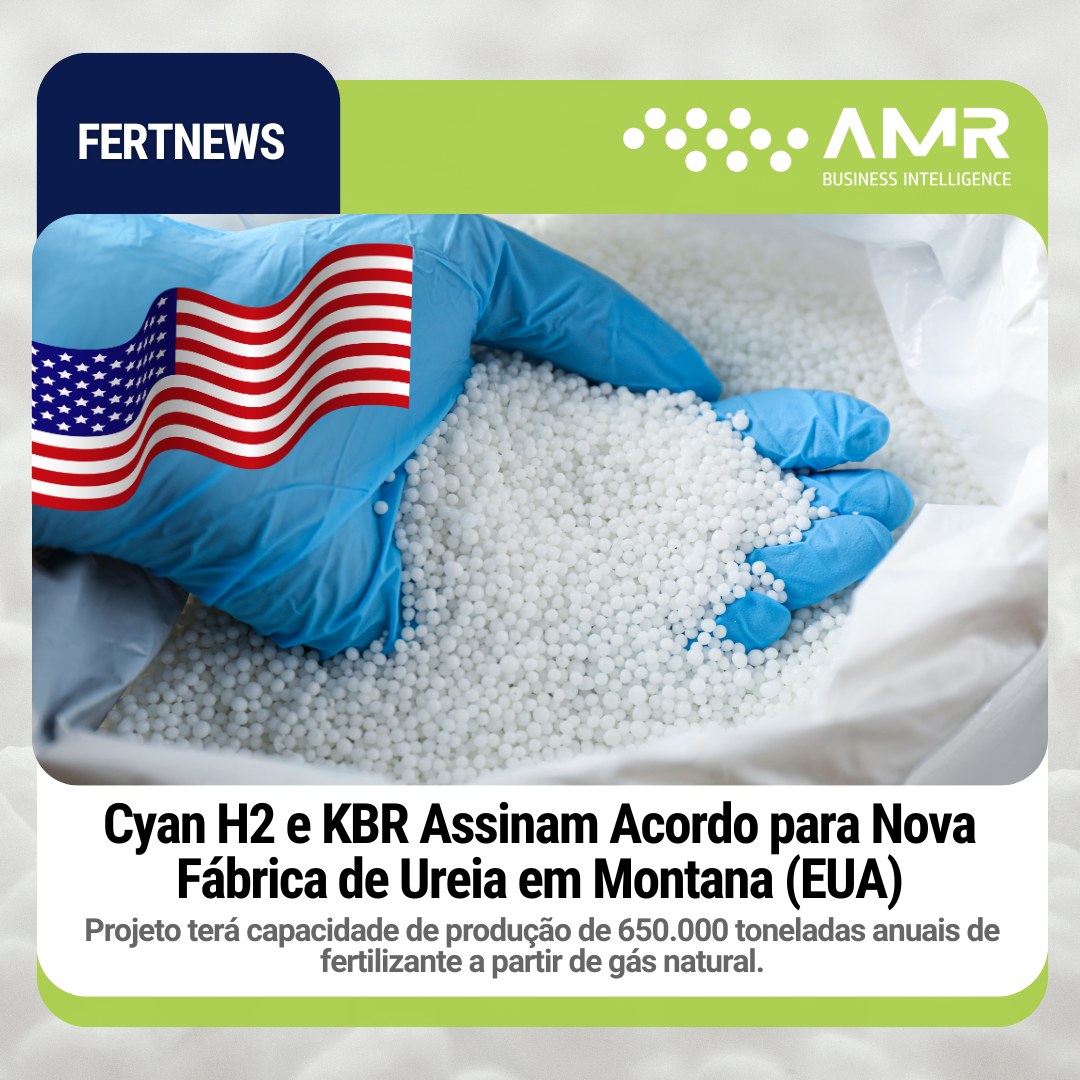 Capa da postagem Cyan H2 e KBR Assinam Acordo para Nova Fábrica de Ureia em Montana (EUA)