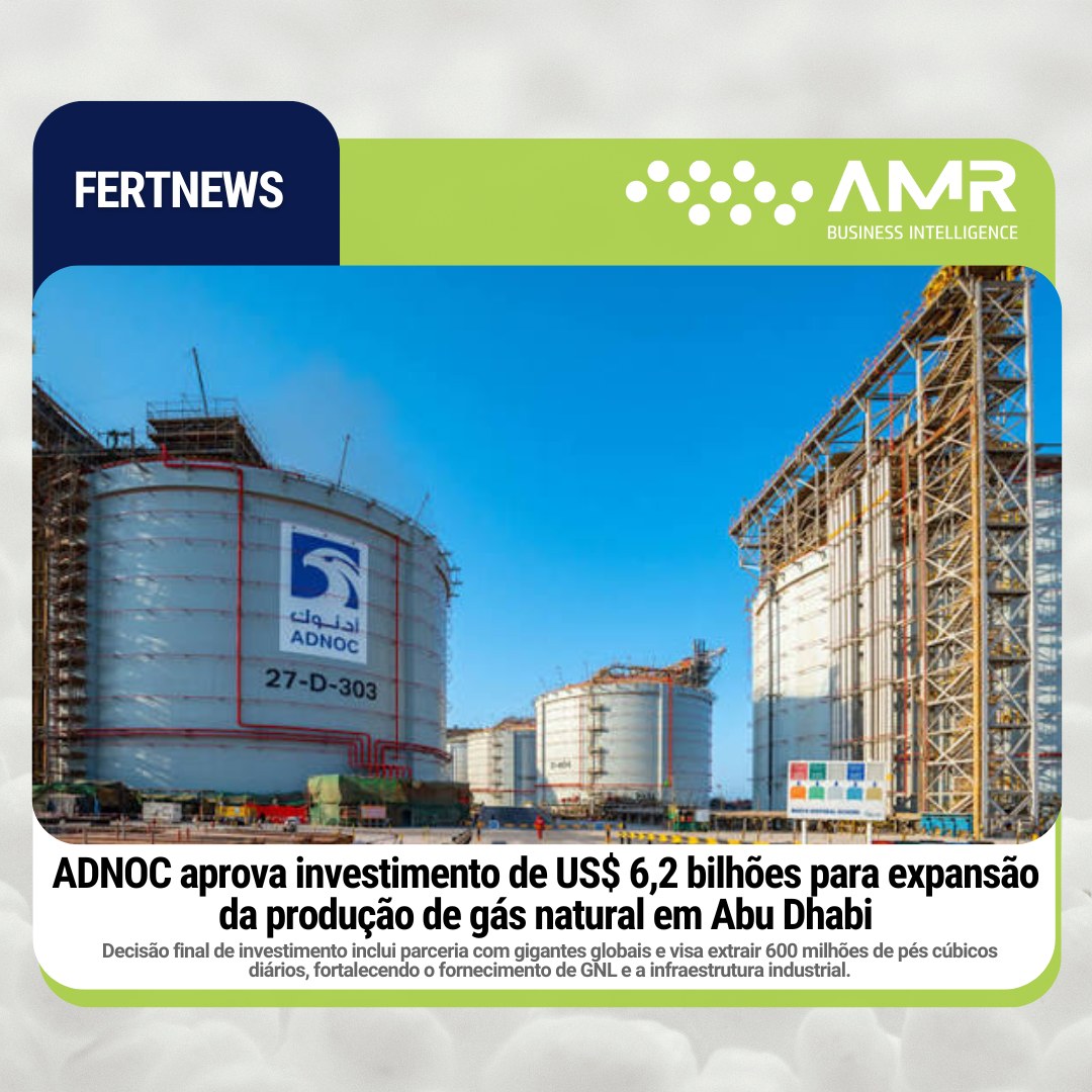 Capa da postagem ADNOC aprova investimento de US$ 6,2 bilhões para expansão da produção de gás natural em Abu Dhabi