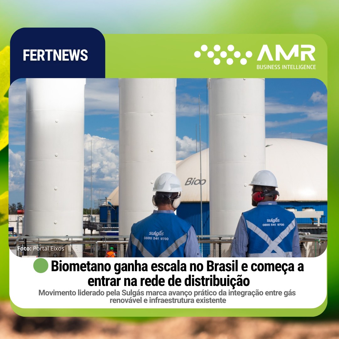 Capa da postagem 🟢 Biometano ganha escala no Brasil e começa a entrar na rede de distribuição