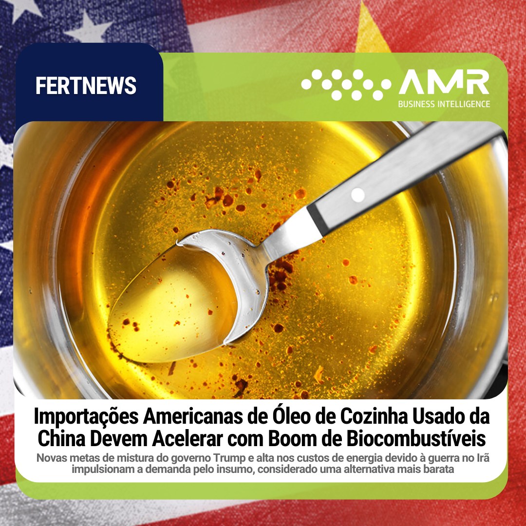 Capa da postagem Importações Americanas de Óleo de Cozinha Usado da China Devem Acelerar com Boom de Biocombustíveis