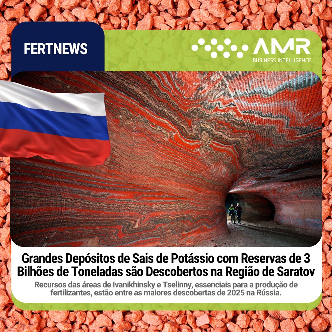 Capa da postagem Grandes Depósitos de Sais de Potássio com Reservas de 3 Bilhões de Toneladas são Descobertos na Região de Saratov