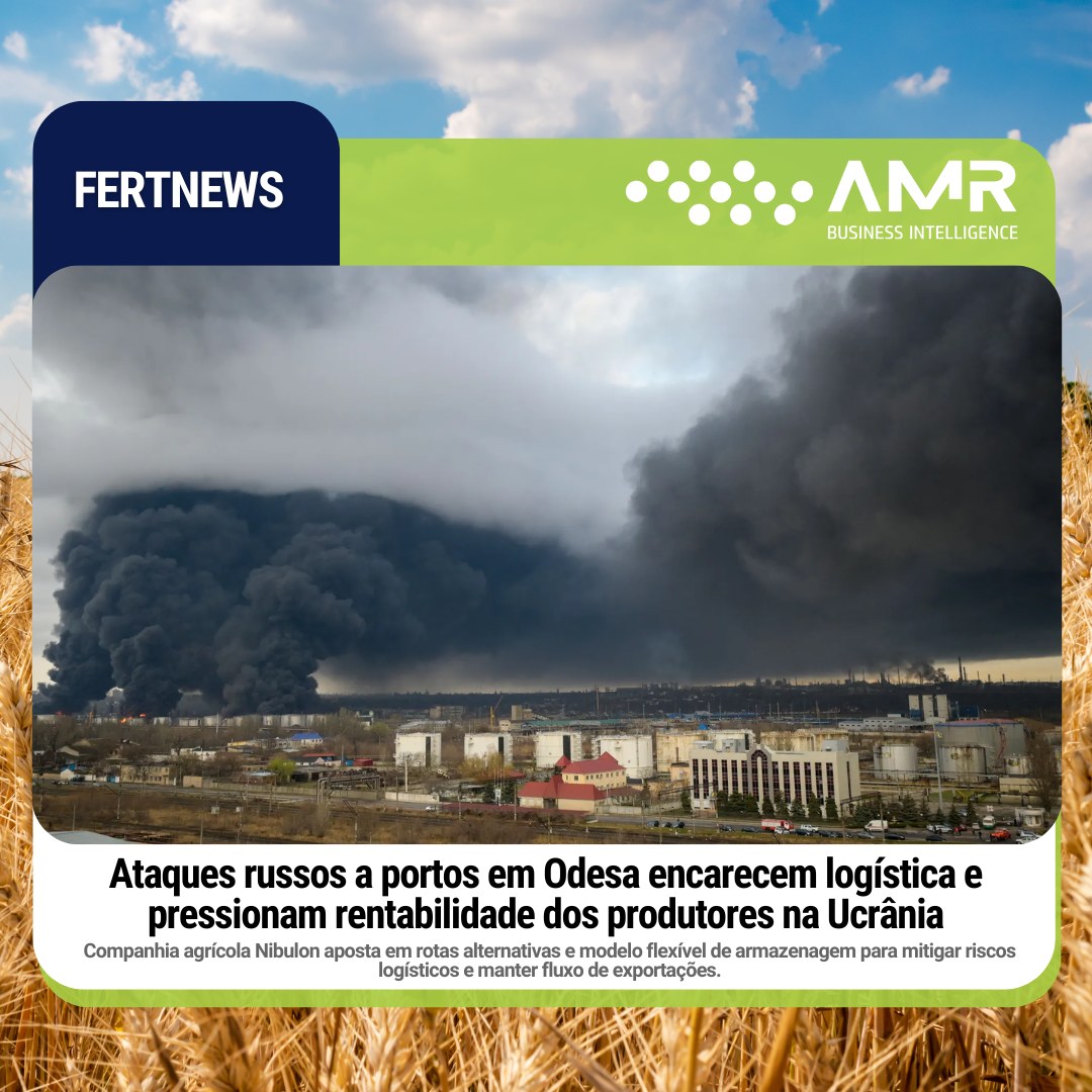 Capa da postagem Ataques russos a portos em Odesa encarecem logística e pressionam rentabilidade dos produtores na Ucrânia