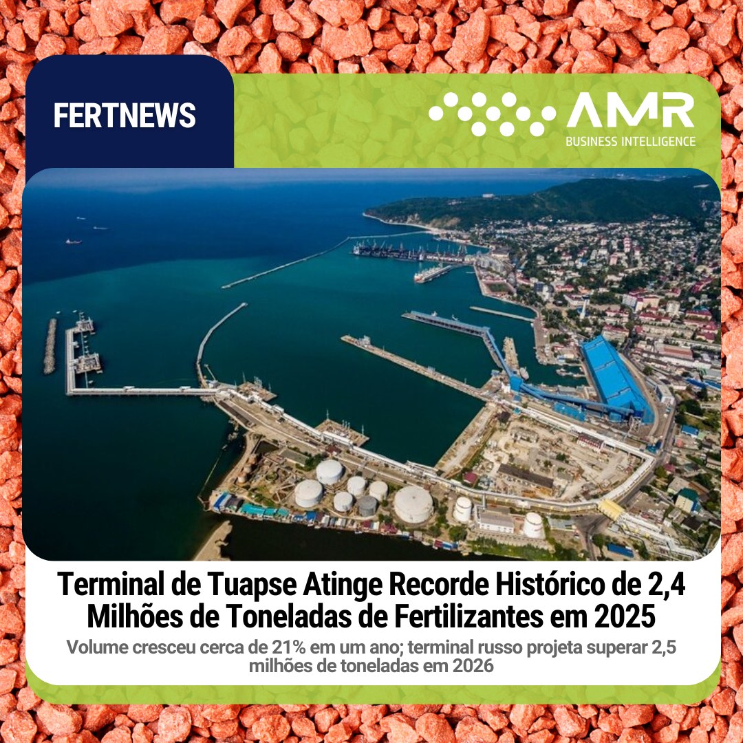 Capa da postagem Terminal de Tuapse Atinge Recorde Histórico de 2,4 Milhões de Toneladas de Fertilizantes em 2025