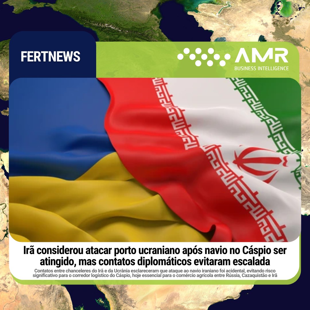 Capa da postagem Irã considerou atacar porto ucraniano após navio no Cáspio ser atingido, mas contatos diplomáticos evitaram escalada