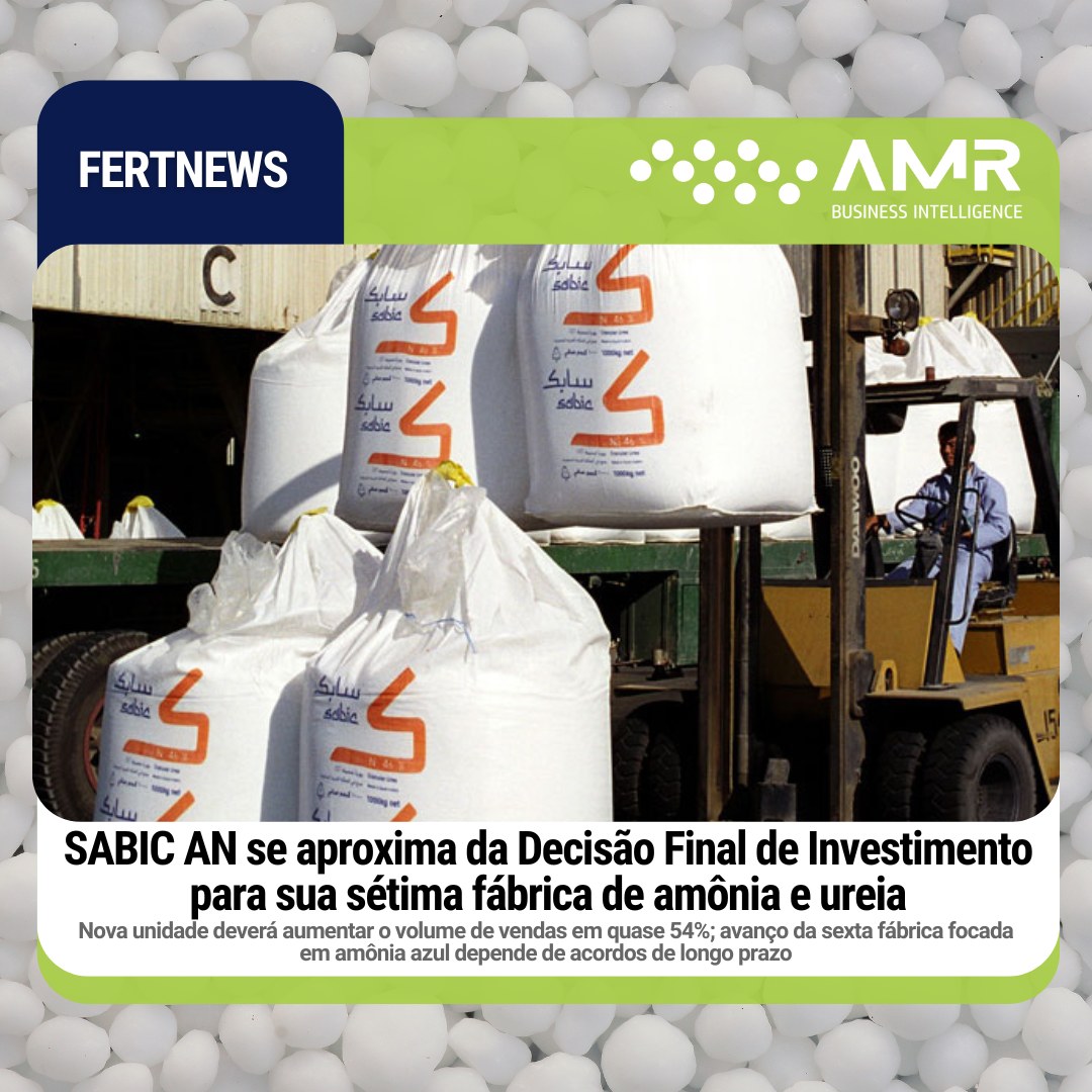 Capa da postagem SABIC AN se aproxima da Decisão Final de Investimento para sua sétima fábrica de amônia e ureia