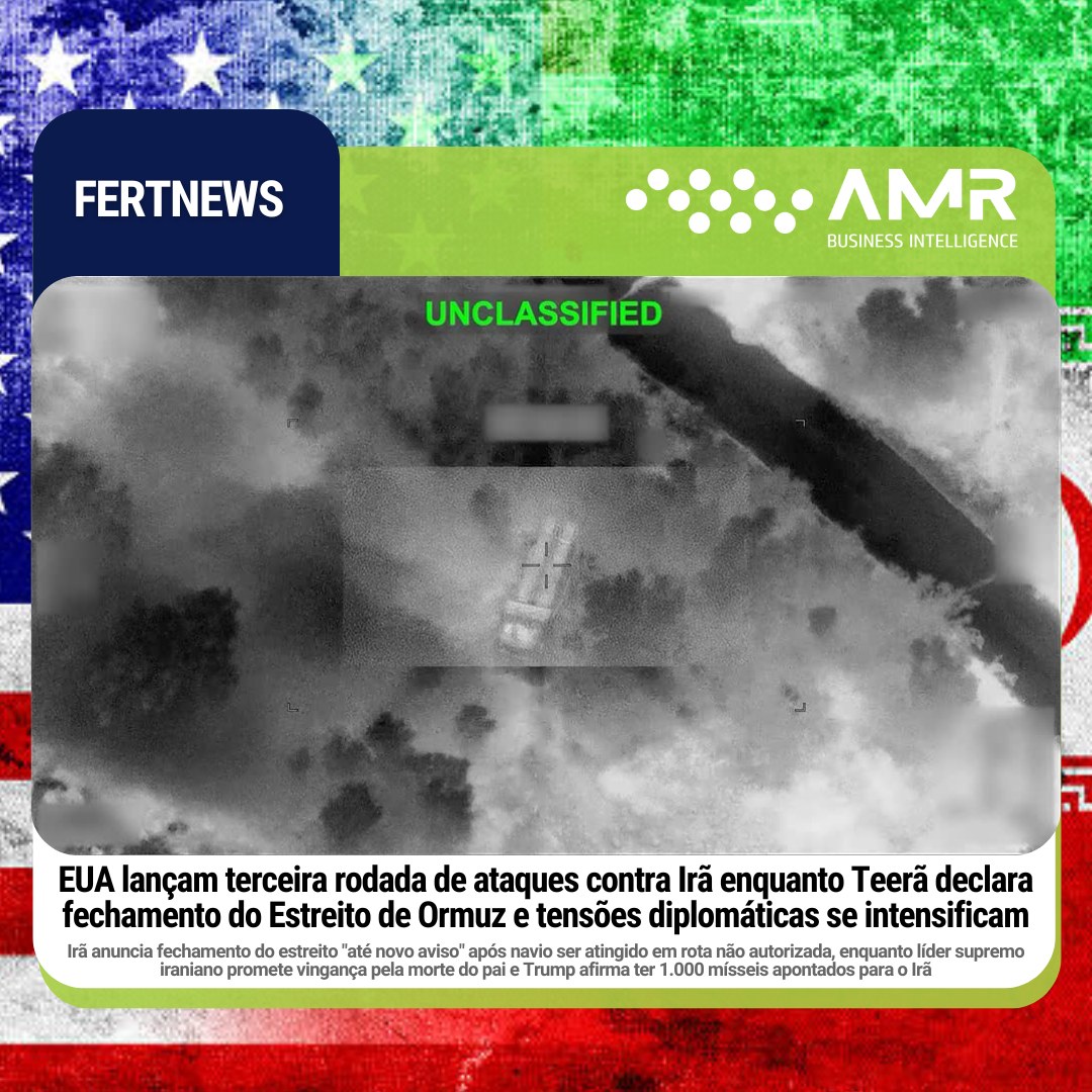 Capa da postagem EUA lançam terceira rodada de ataques contra Irã enquanto Teerã declara fechamento do Estreito de Ormuz e tensões diplomáticas se intensificam