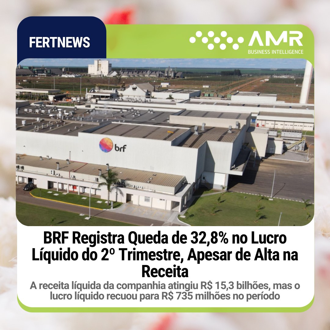 Capa da postagem BRF Registra Queda de 32,8% no Lucro Líquido do 2º Trimestre, Apesar de Alta na Receita