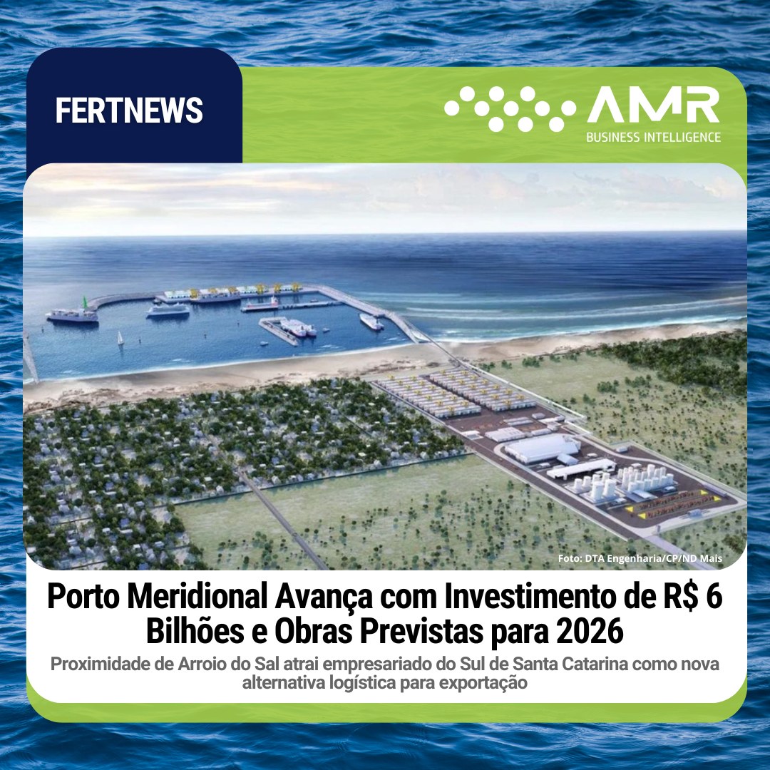 Capa da postagem Porto Meridional Avança com Investimento de R$ 6 Bilhões e Obras Previstas para 2026