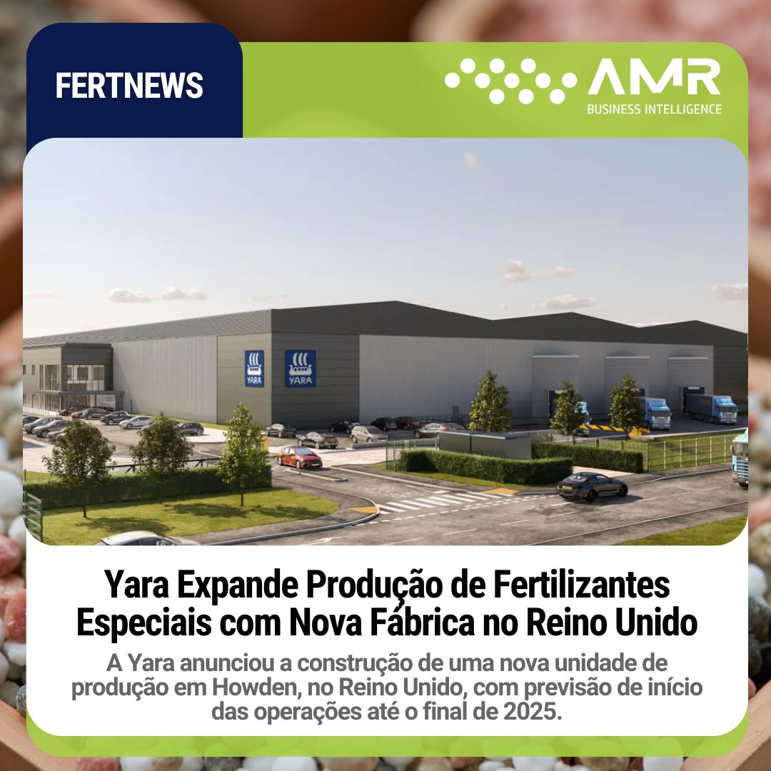 Capa da postagem Yara Expande Produção de Fertilizantes Especiais com Nova Fábrica no Reino Unido