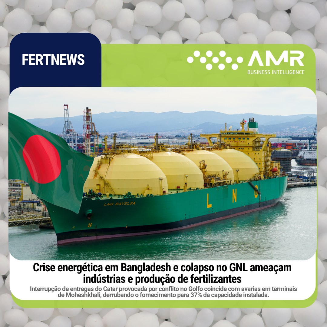 Capa da postagem Crise energética em Bangladesh e colapso no GNL ameaçam indústrias e produção de fertilizantes