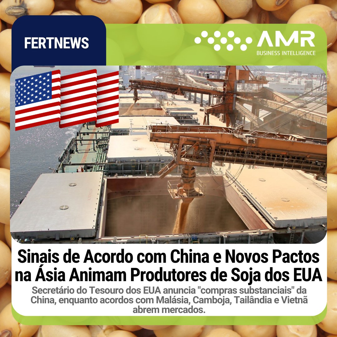 Capa da postagem Sinais de Acordo com China e Novos Pactos na Ásia Animam Produtores de Soja dos EUA