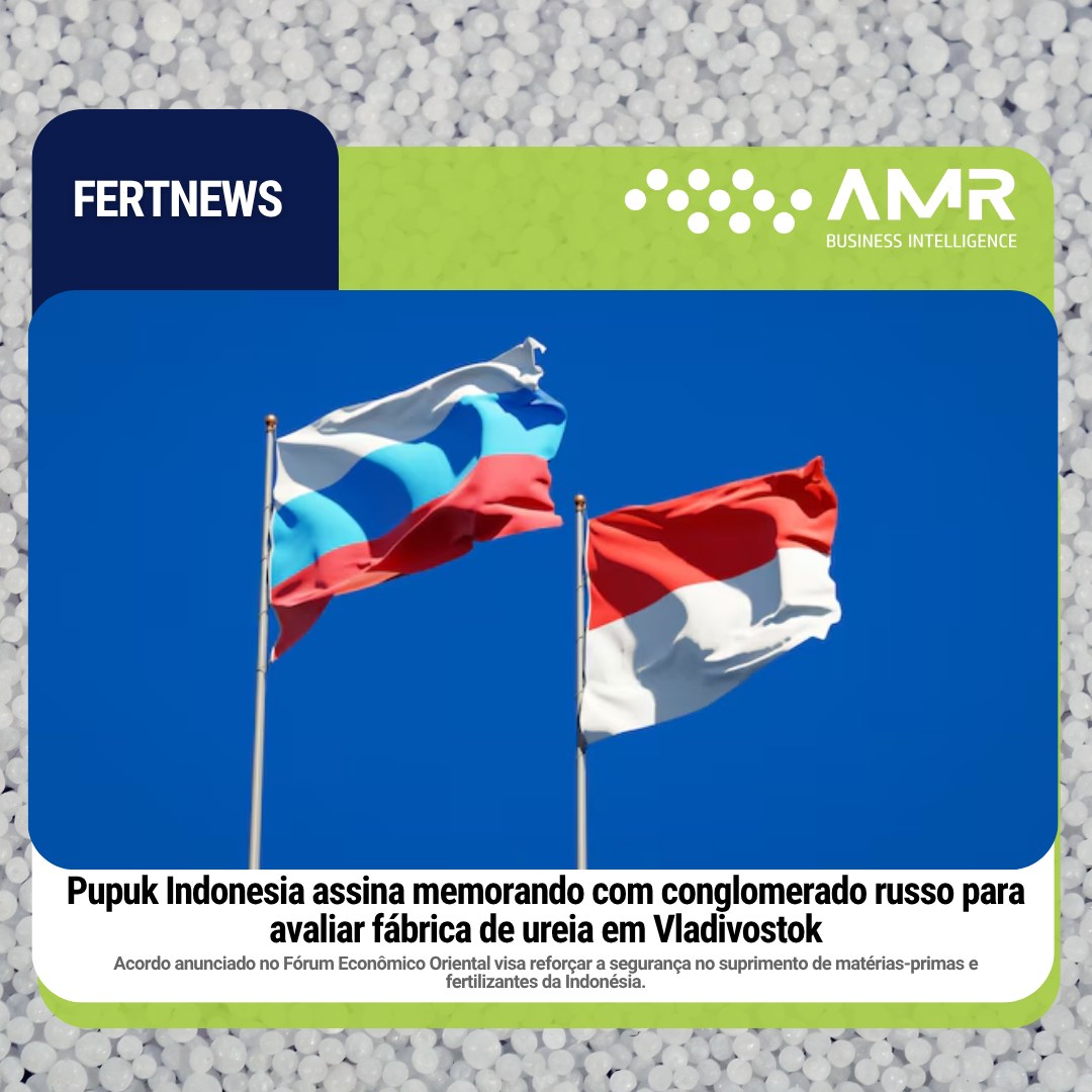 Capa da postagem Pupuk Indonesia assina memorando com conglomerado russo para avaliar fábrica de ureia em Vladivostok