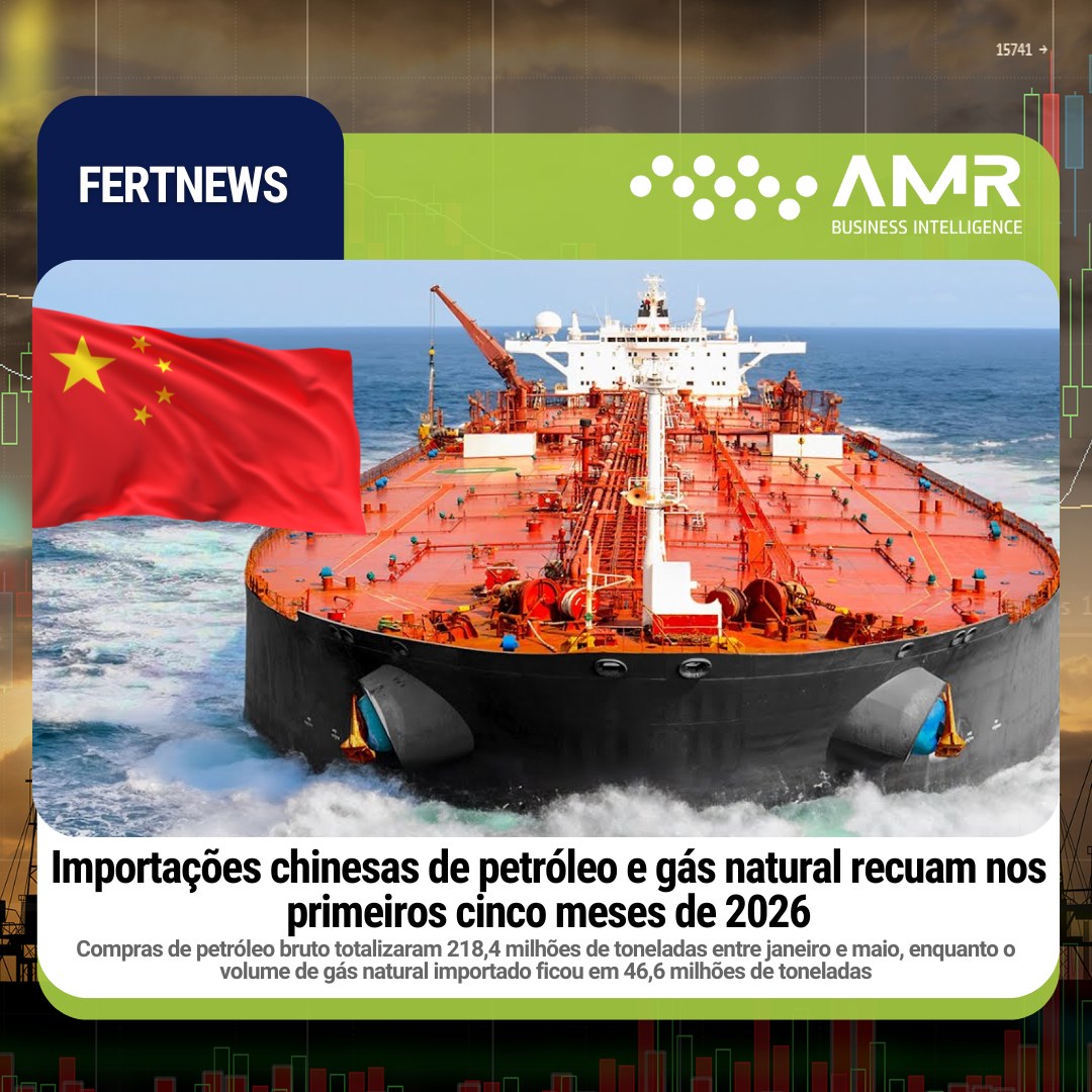Capa da postagem Importações chinesas de petróleo e gás natural recuam nos primeiros cinco meses de 2026
