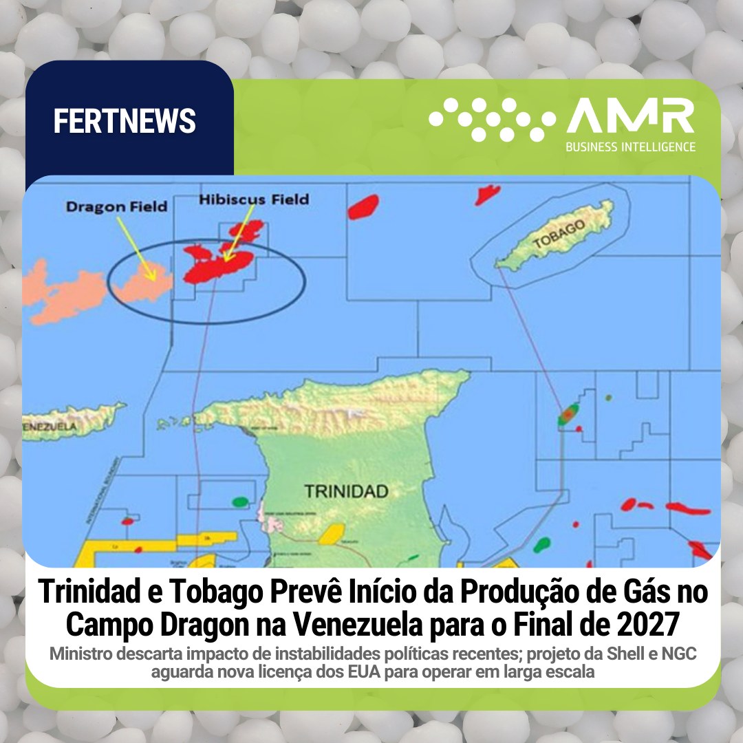 Capa da postagem Trinidad e Tobago Prevê Início da Produção de Gás no Campo Dragon na Venezuela para o Final de 2027