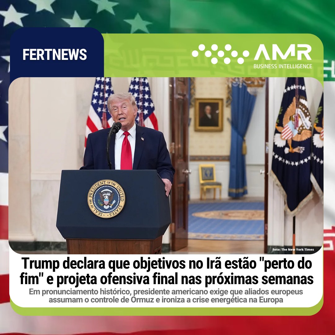 Capa da postagem Trump declara que objetivos no Irã estão "perto do fim" e projeta ofensiva final nas próximas semanas