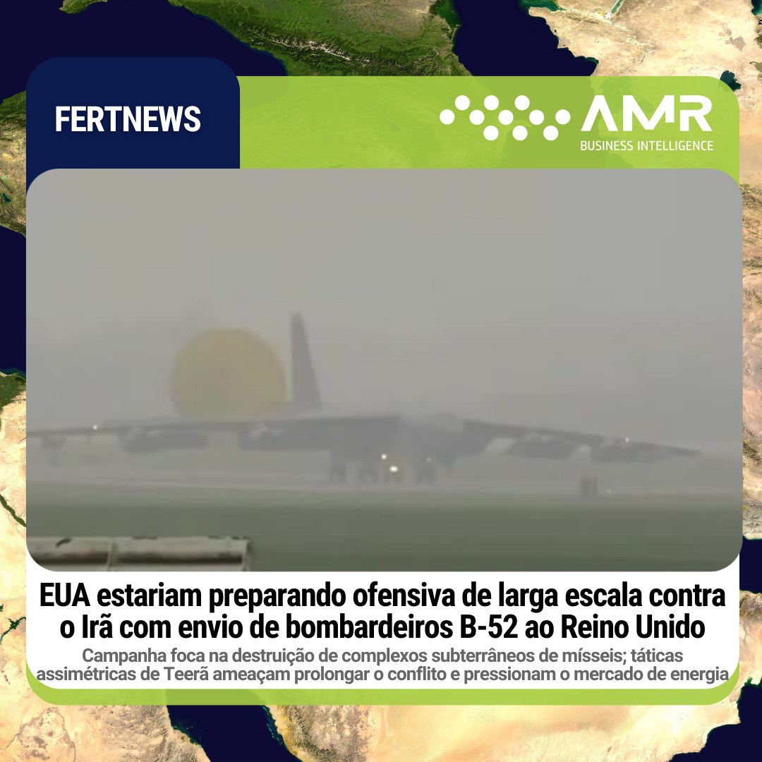Capa da postagem EUA estariam preparando ofensiva de larga escala contra o Irã com envio de bombardeiros B-52 ao Reino Unido