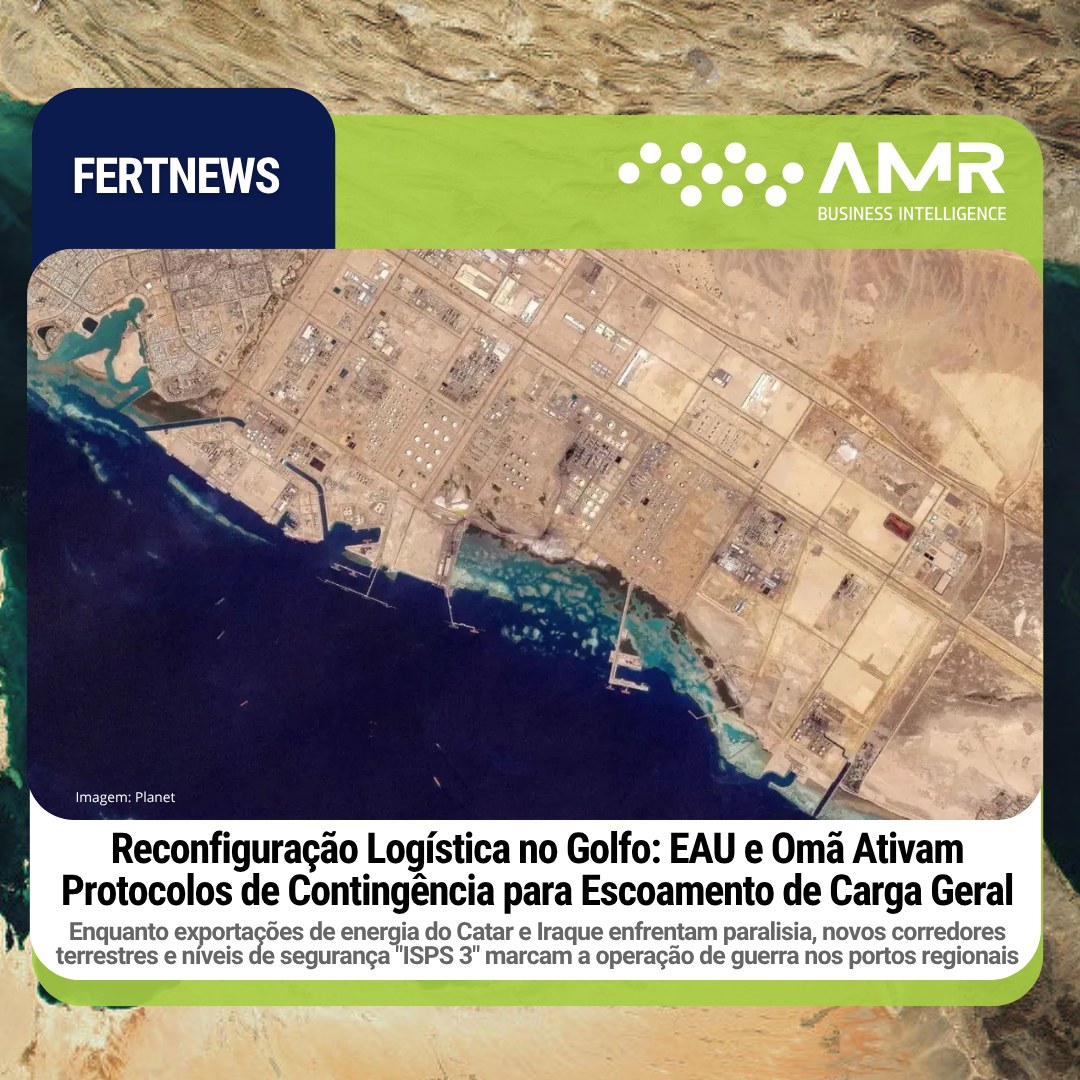 Capa da postagem Reconfiguração Logística no Golfo: EAU e Omã Ativam Protocolos de Contingência para Escoamento de Carga Geral