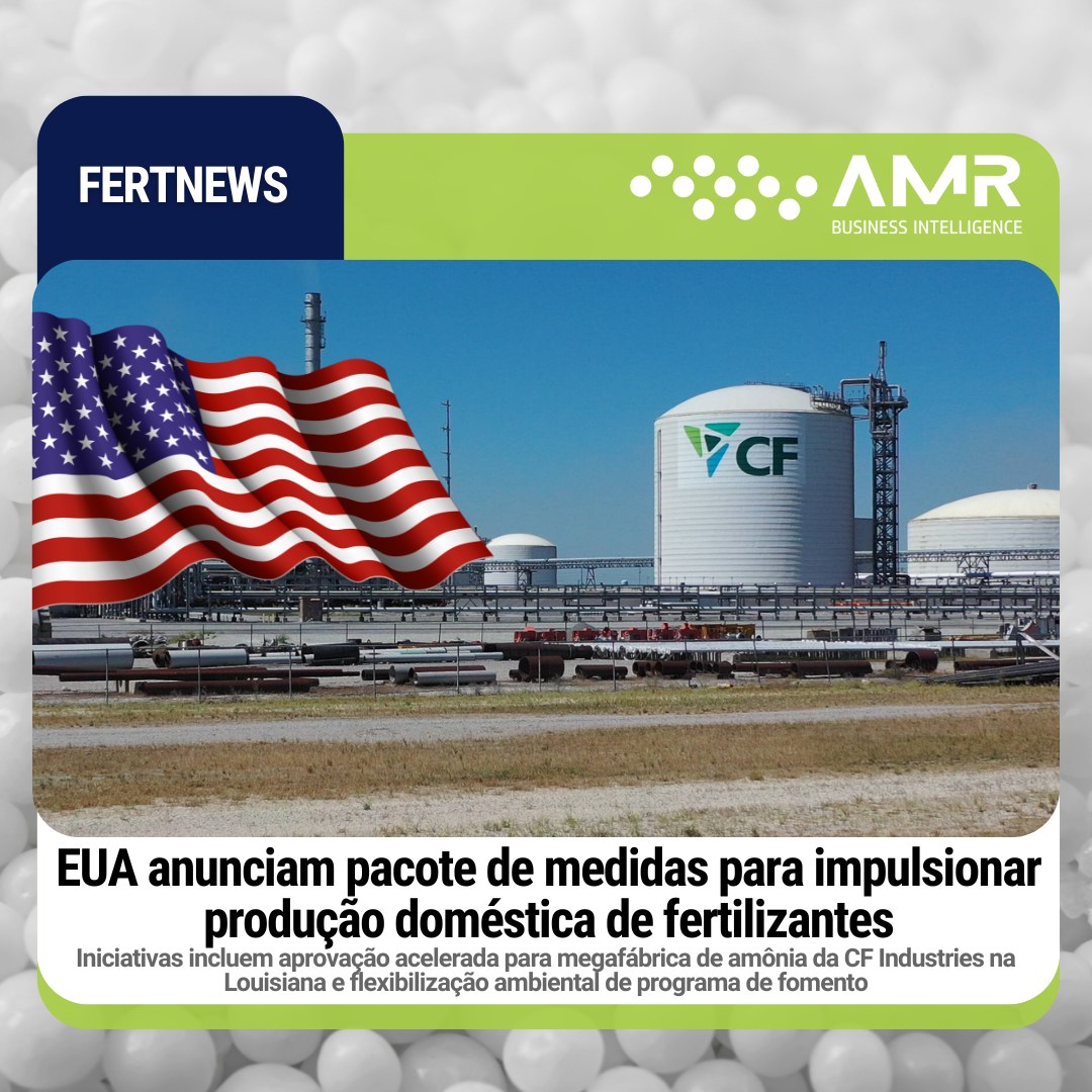 Capa da postagem EUA anunciam pacote de medidas para impulsionar produção doméstica de fertilizantes