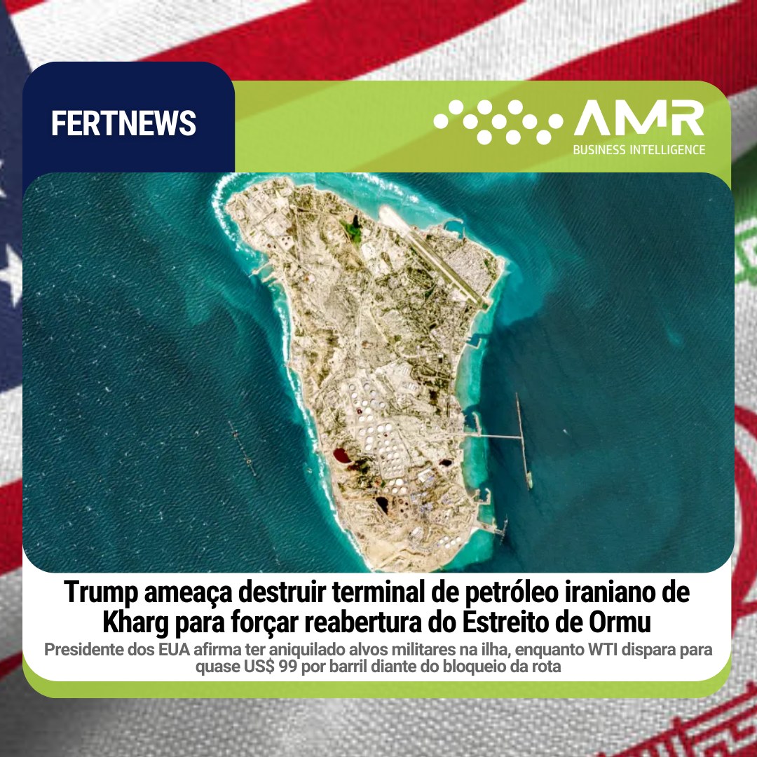 Capa da postagem Trump ameaça destruir terminal de petróleo iraniano de Kharg para forçar reabertura do Estreito de Ormu