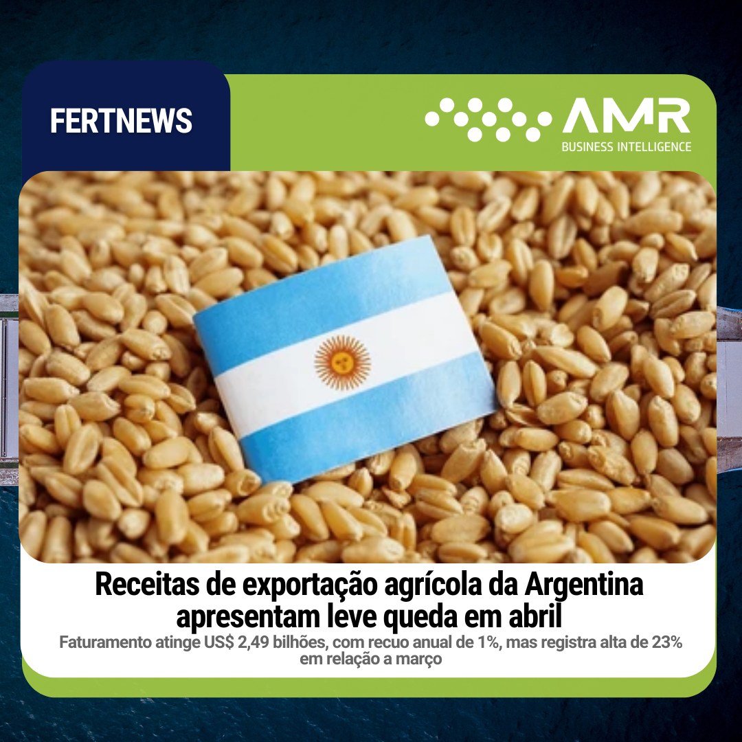 Capa da postagem Receitas de exportação agrícola da Argentina apresentam leve queda em abril