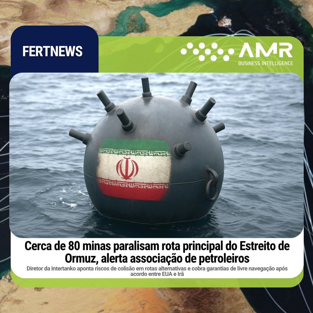 Capa da postagem Cerca de 80 minas paralisam rota principal do Estreito de Ormuz, alerta associação de petroleiros