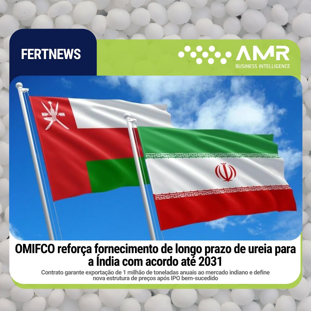 Capa da postagem OMIFCO reforça fornecimento de longo prazo de ureia para a Índia com acordo até 2031