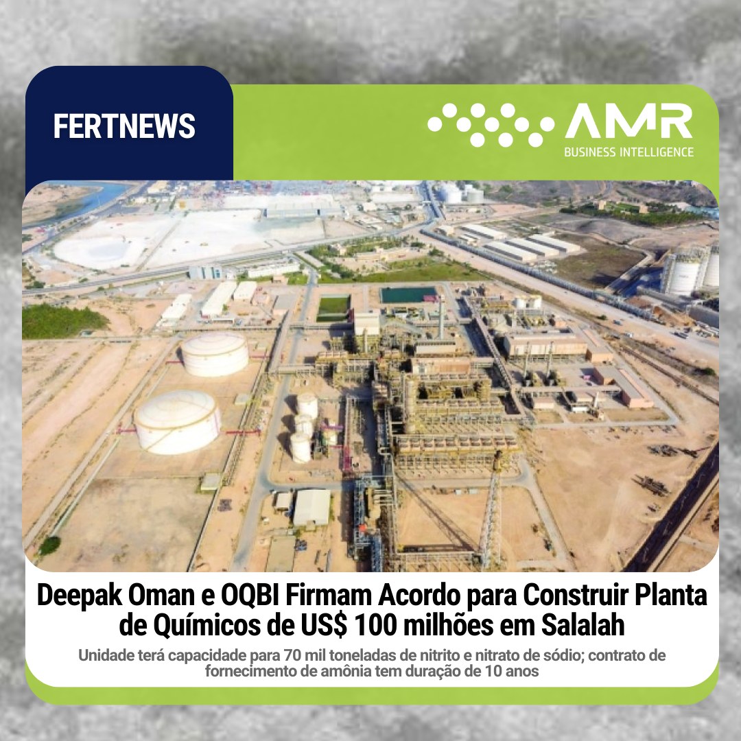 Capa da postagem Deepak Oman e OQBI Firmam Acordo para Construir Planta de Químicos de US$ 100 milhões em Salalah
