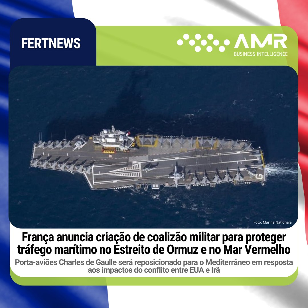 Capa da postagem França anuncia criação de coalizão militar para proteger tráfego marítimo no Estreito de Ormuz e no Mar Vermelho