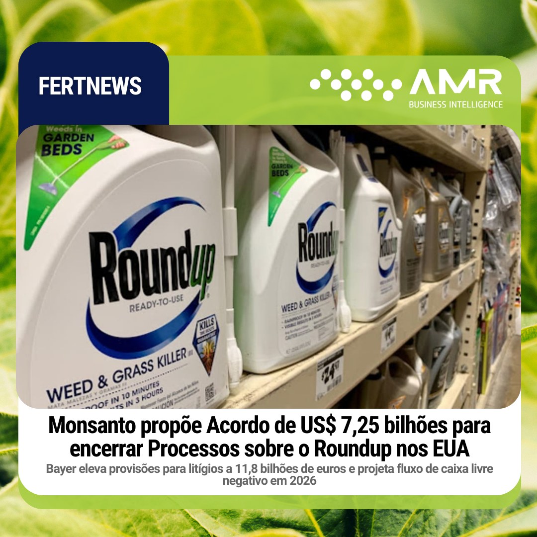 Capa da postagem Monsanto propõe Acordo de US$ 7,25 bilhões para encerrar Processos sobre o Roundup nos EUA