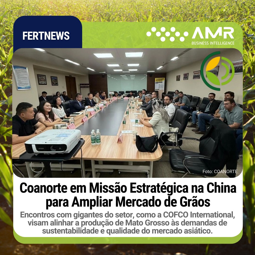 Capa da postagem Coanorte em Missão Estratégica na China para Ampliar Mercado de Grãos