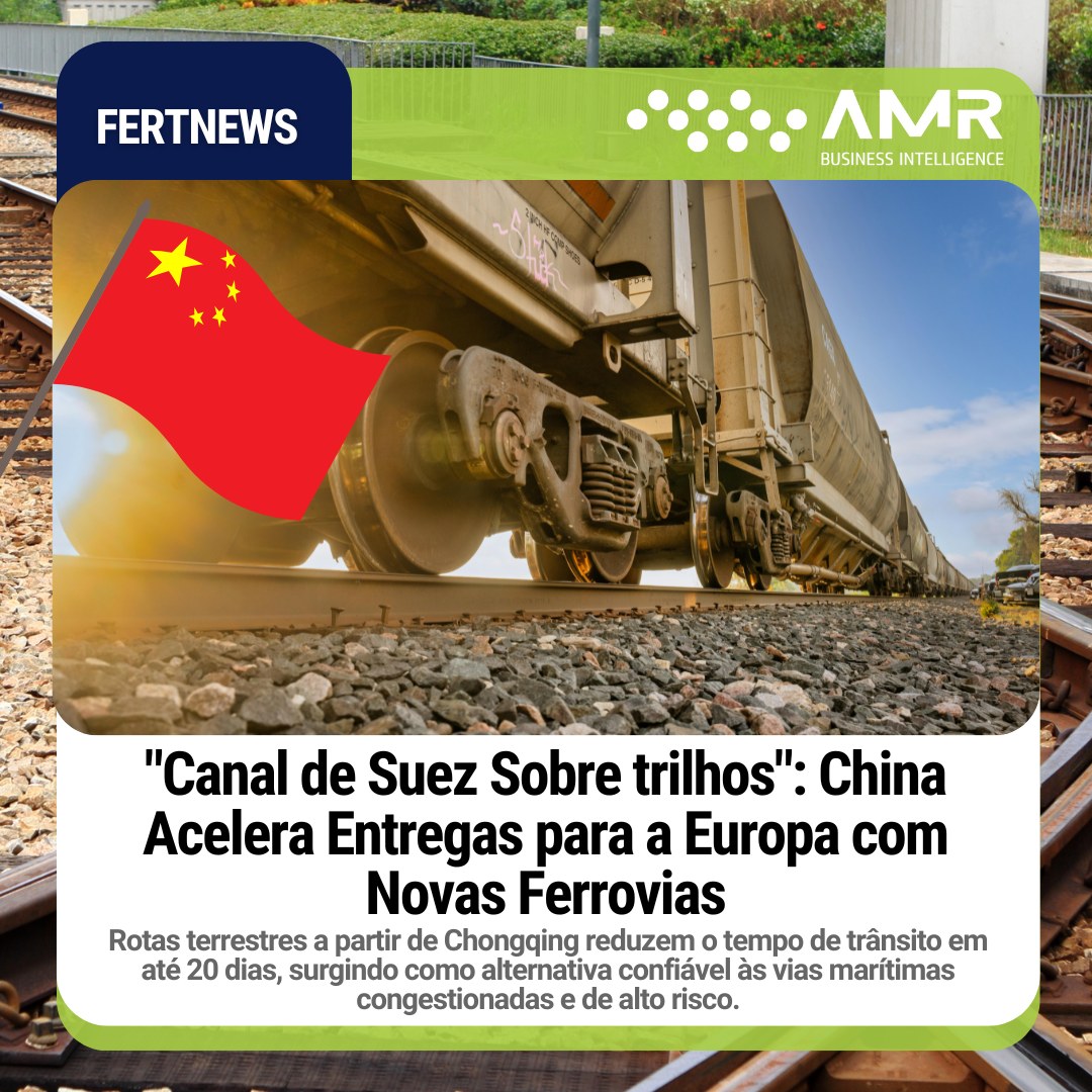 Capa da postagem "Canal de Suez Sobre trilhos": China Acelera Entregas para a Europa com Novas Ferrovias