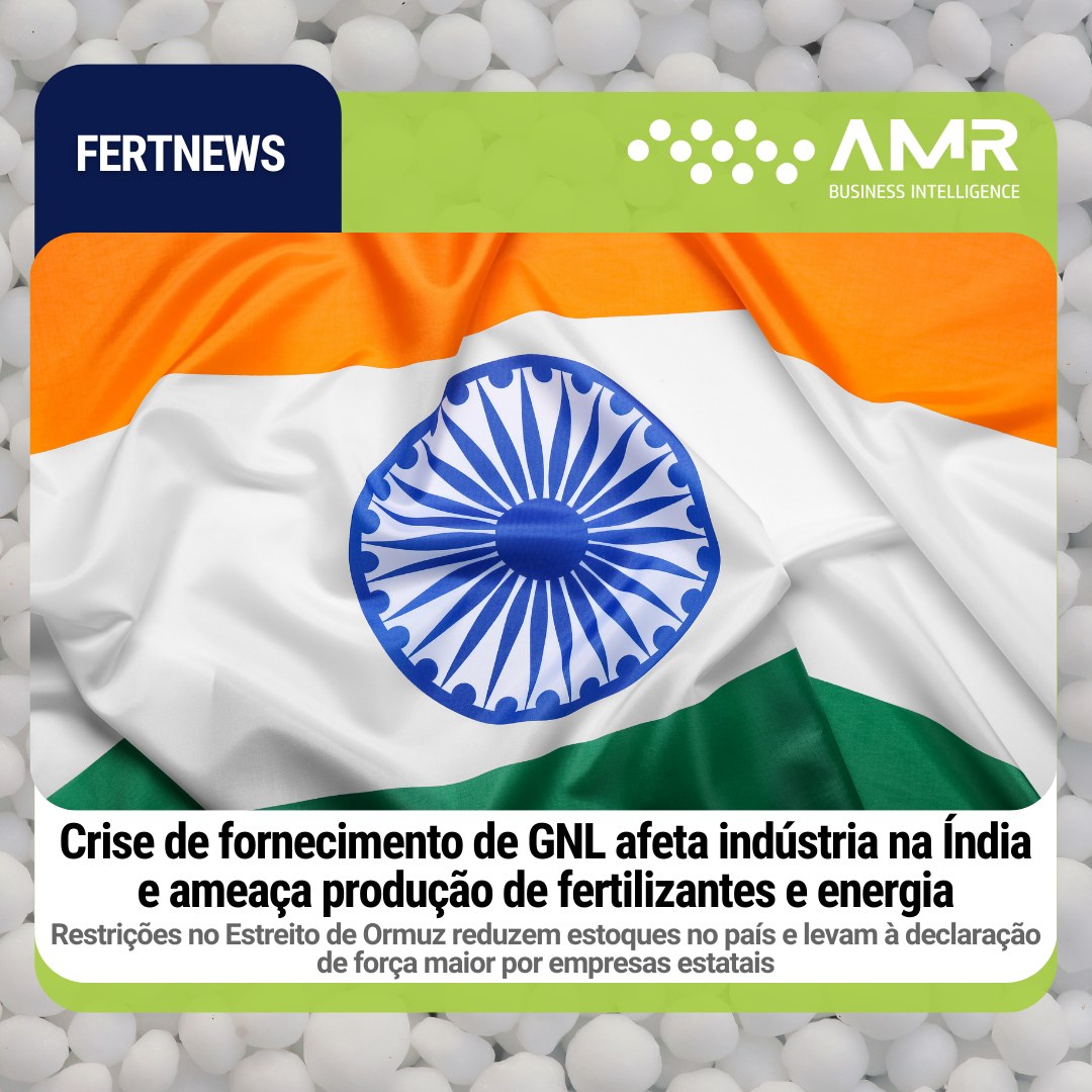 Capa da postagem Crise de fornecimento de GNL afeta indústria na Índia e ameaça produção de fertilizantes e energia
