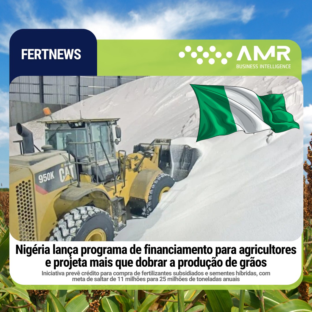Capa da postagem Nigéria lança programa de financiamento para agricultores e projeta mais que dobrar a produção de grãos