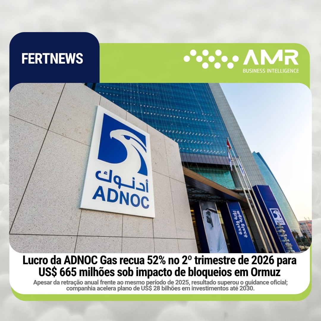 Capa da postagem Lucro da ADNOC Gas recua 52% no 2º trimestre de 2026 para US$ 665 milhões sob impacto de bloqueios em Ormuz