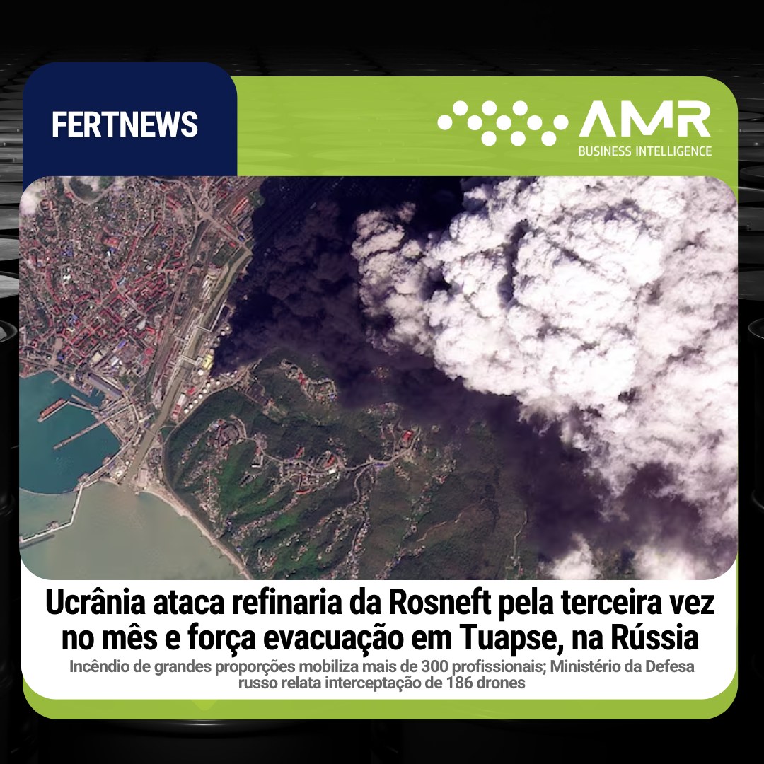 Capa da postagem Ucrânia ataca refinaria da Rosneft pela terceira vez no mês e força evacuação em Tuapse, na Rússia