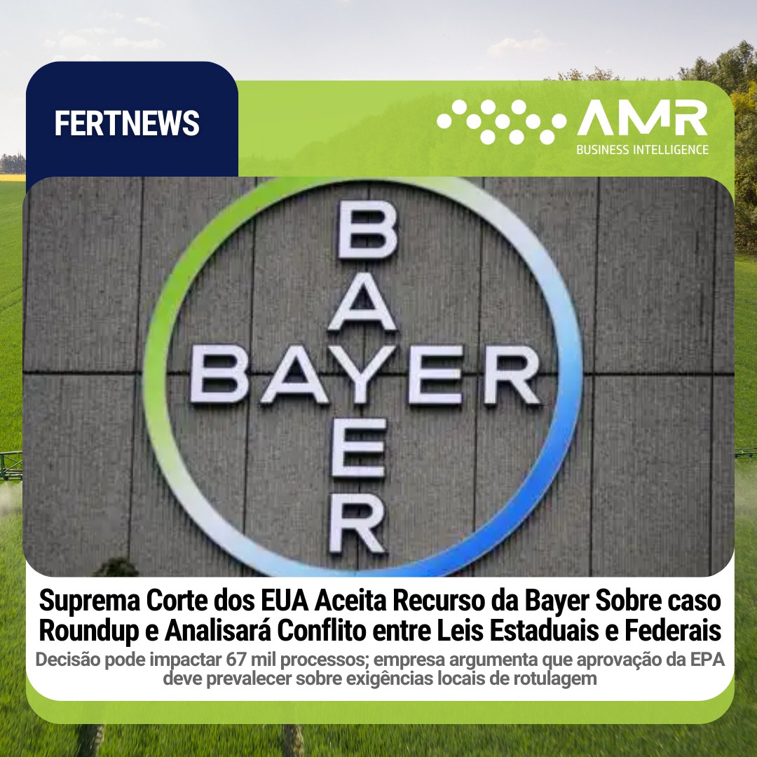 Capa da postagem Suprema Corte dos EUA Aceita Recurso da Bayer Sobre caso Roundup e Analisará Conflito entre Leis Estaduais e Federais