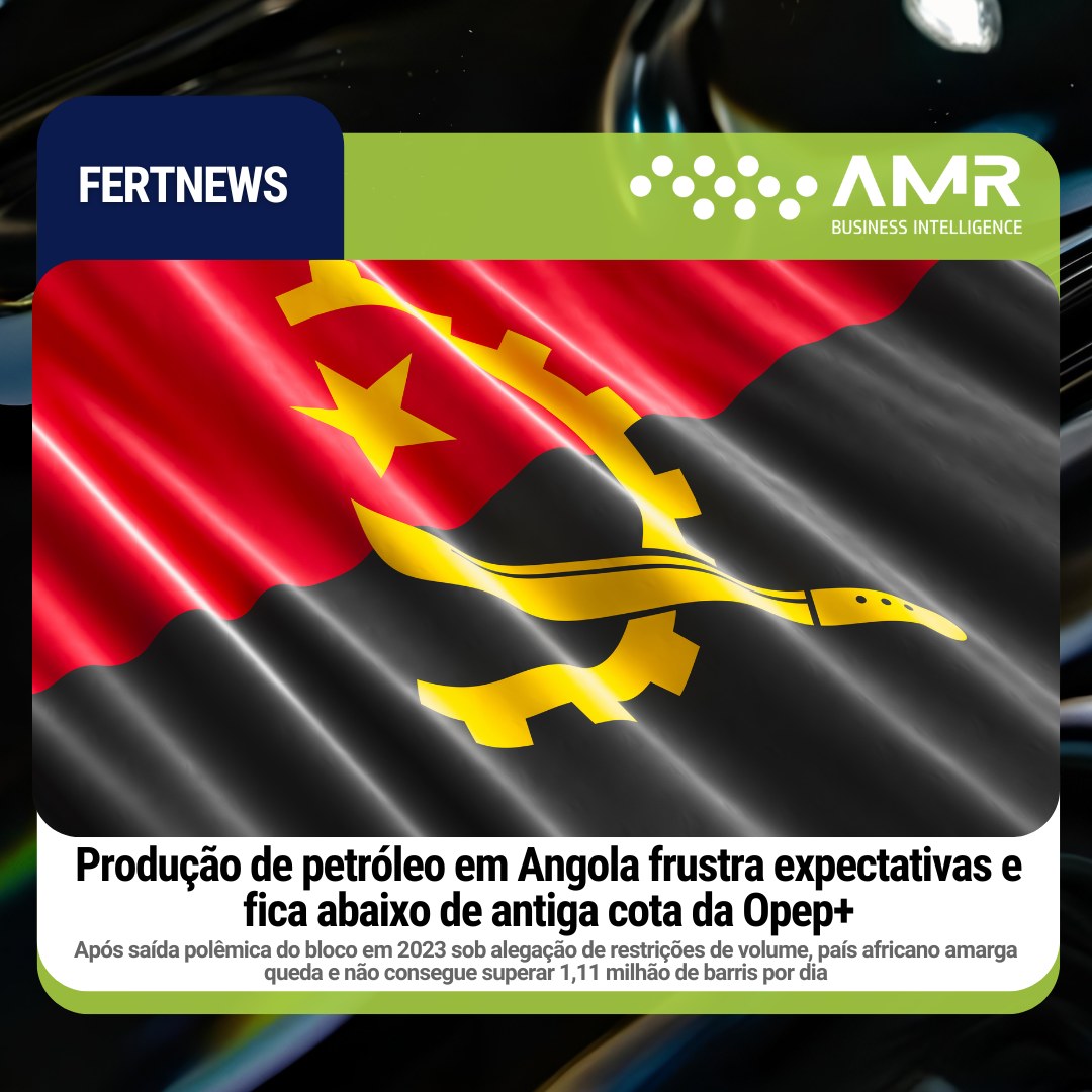 Capa da postagem Produção de petróleo em Angola frustra expectativas e fica abaixo de antiga cota da Opep+