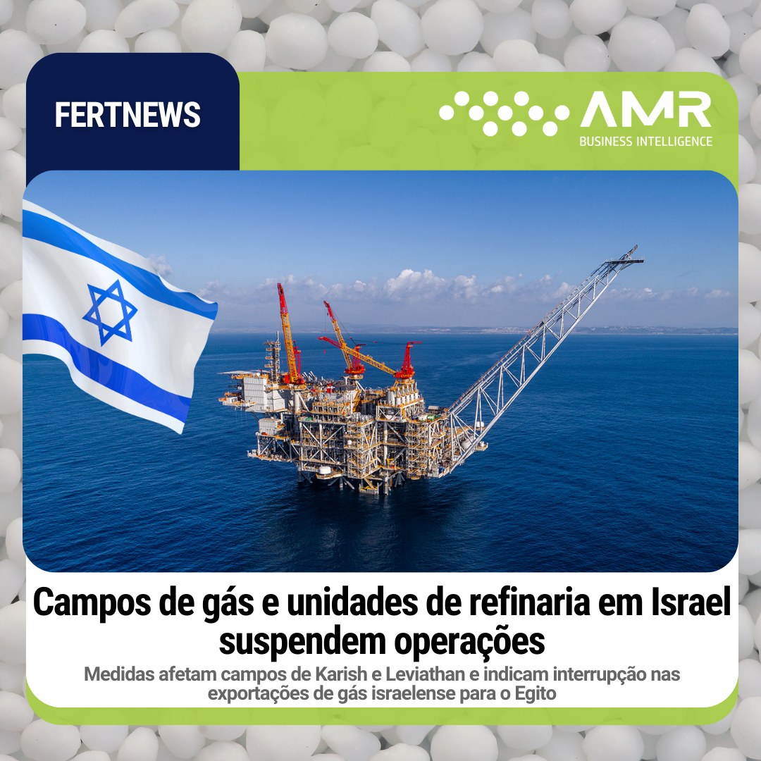 Capa da postagem Campos de gás e unidades de refinaria em Israel suspendem operações