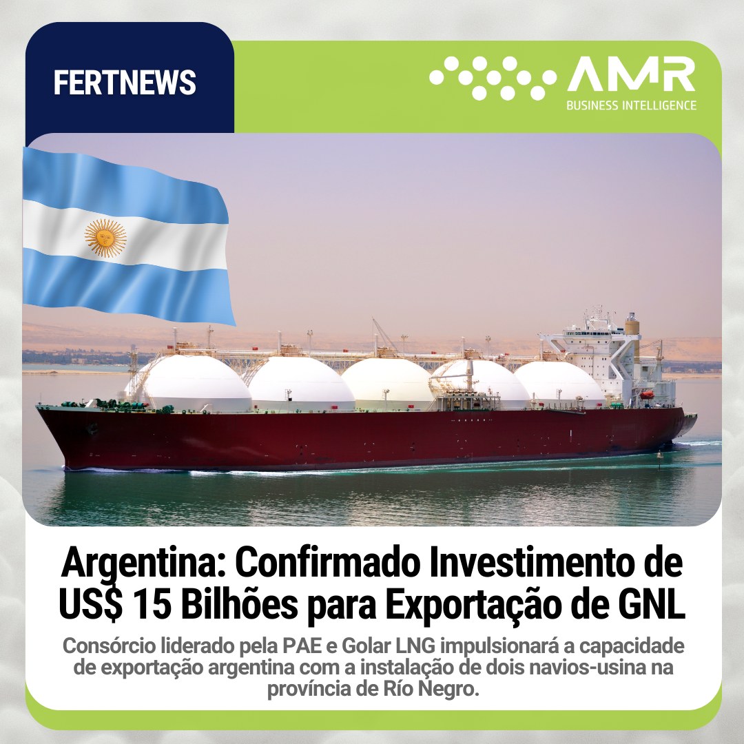 Capa da postagem Argentina: Confirmado Investimento de US$ 15 Bilhões para Exportação de GNL