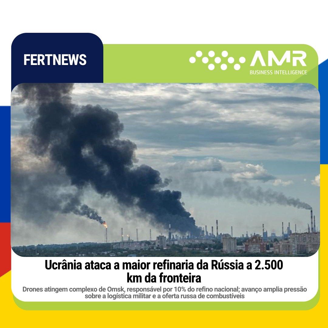 Capa da postagem Ucrânia ataca a maior refinaria da Rússia a 2.500 km da fronteira