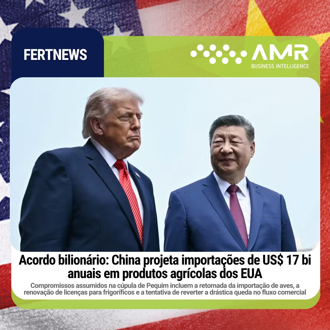 Capa da postagem Acordo bilionário: China projeta importações de US$ 17 bi anuais em produtos agrícolas dos EUA