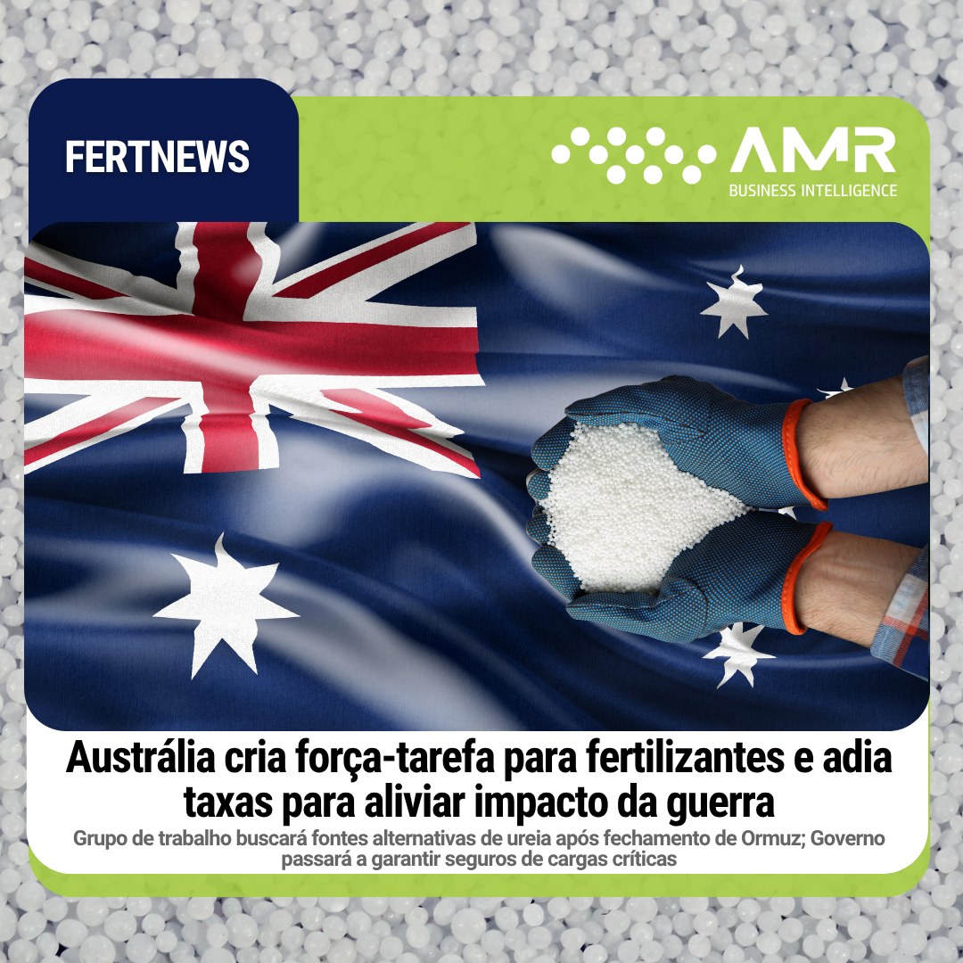 Capa da postagem Austrália cria força-tarefa para fertilizantes e adia taxas para aliviar impacto da guerra