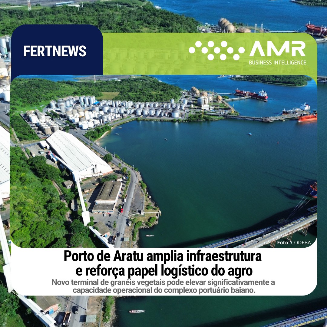 Capa da postagem Porto de Aratu amplia infraestrutura e reforça papel logístico do agro