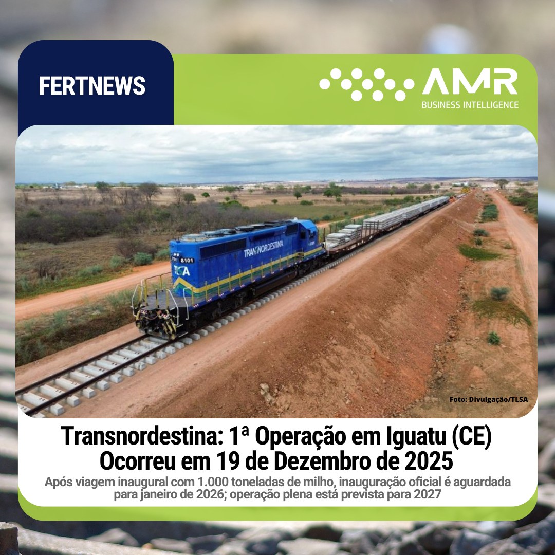 Capa da postagem Transnordestina: 1ª Operação em Iguatu (CE) Ocorreu em 19 de Dezembro de 2025