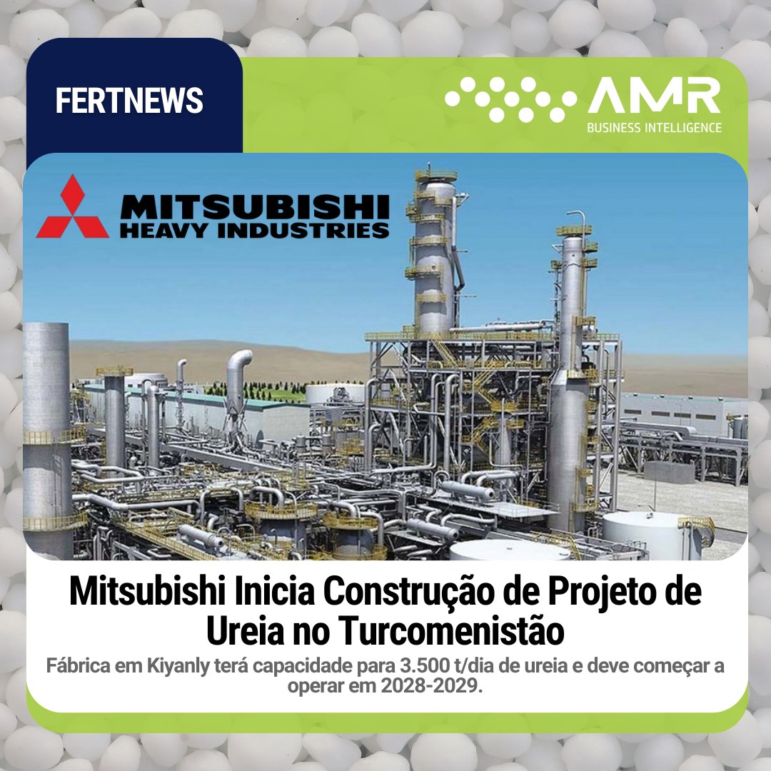 Capa da postagem Mitsubishi Inicia Construção de Projeto de Ureia no Turcomenistão