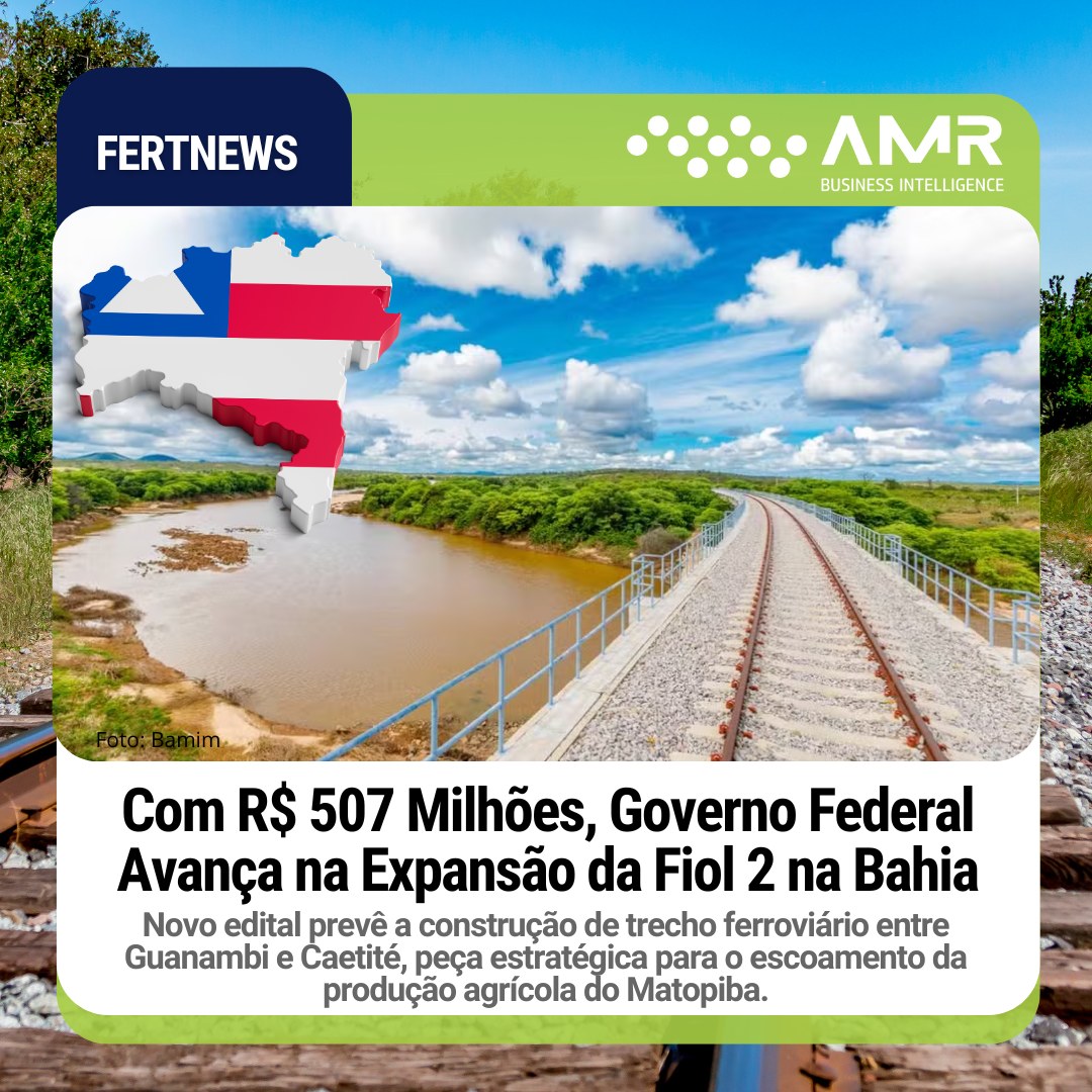 Capa da postagem Com R$ 507 Milhões, Governo Federal Avança na Expansão da Fiol 2 na Bahia