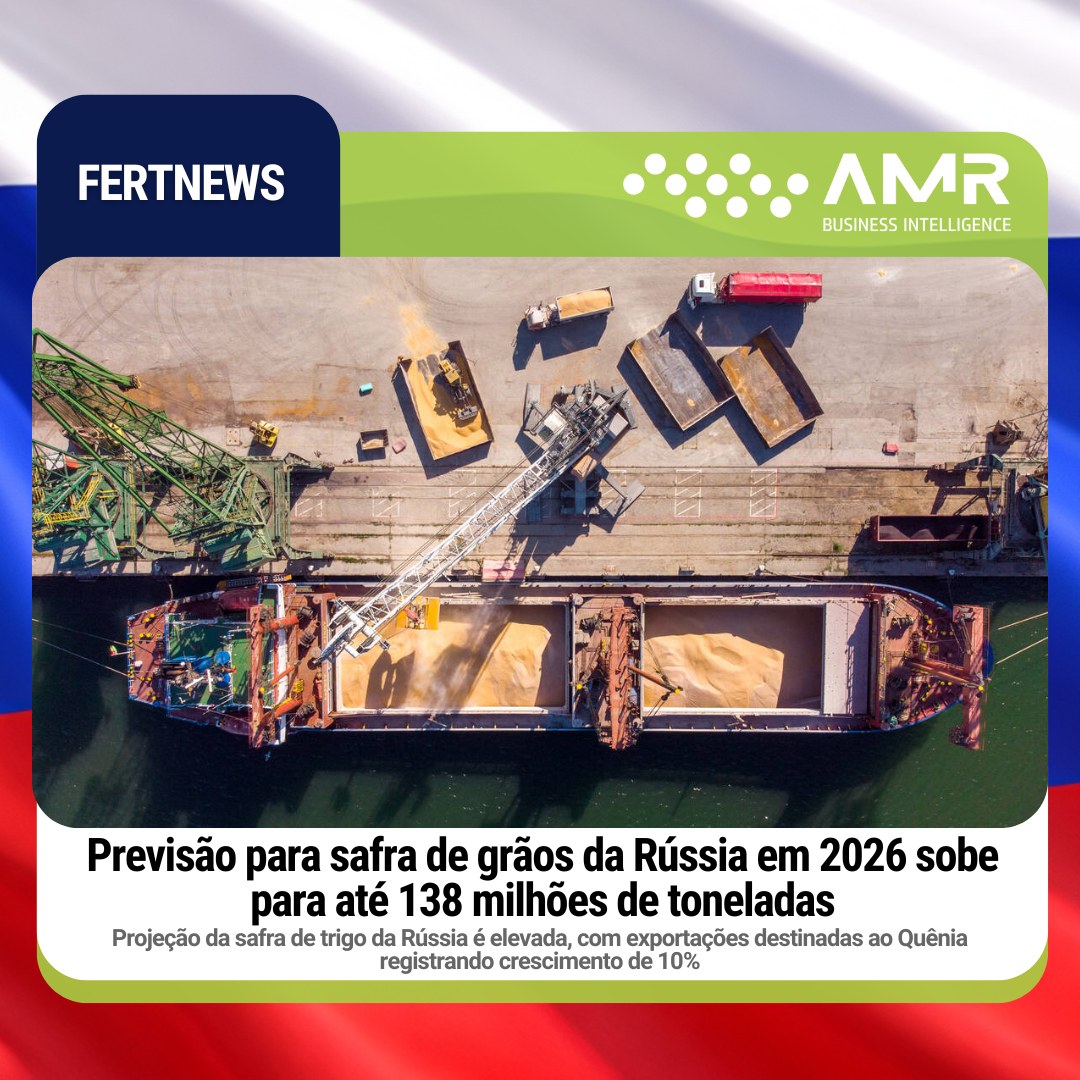 Capa da postagem Previsão para safra de grãos da Rússia em 2026 sobe para até 138 milhões de toneladas