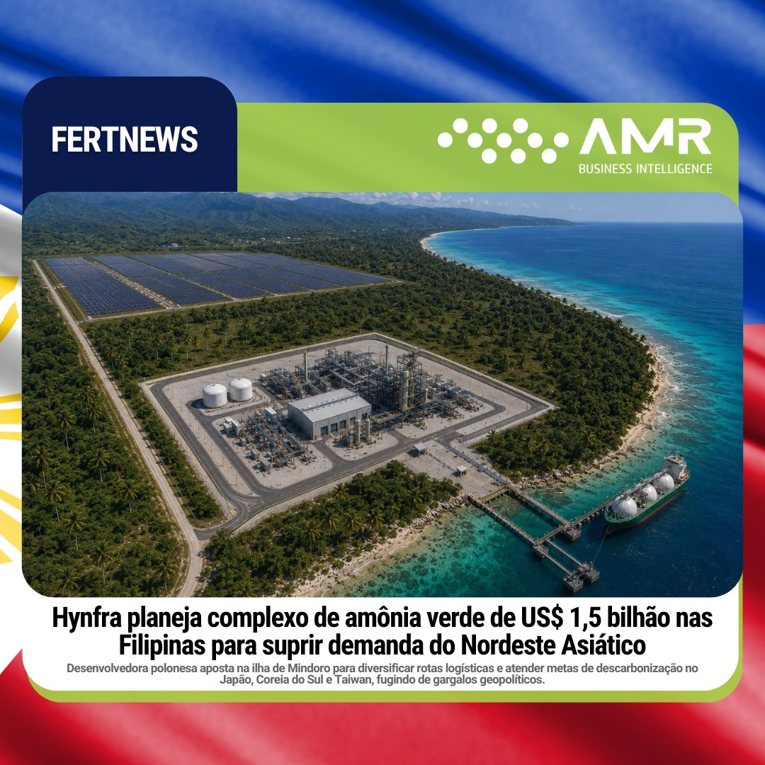 Capa da postagem Hynfra planeja complexo de amônia verde de US$ 1,5 bilhão nas Filipinas para suprir demanda do Nordeste Asiático