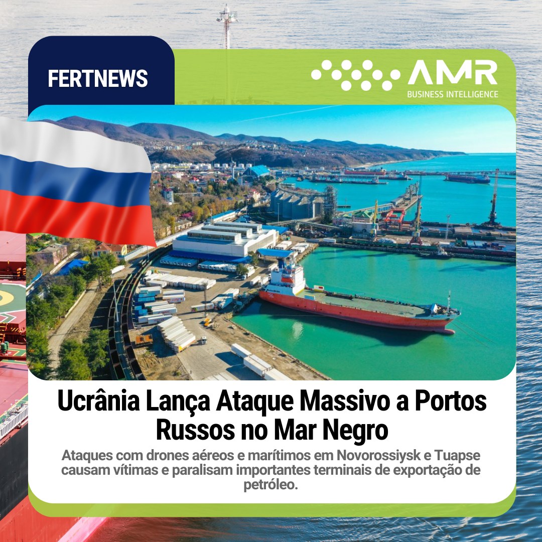 Capa da postagem Ucrânia Lança Ataque Massivo a Portos Russos no Mar Negro